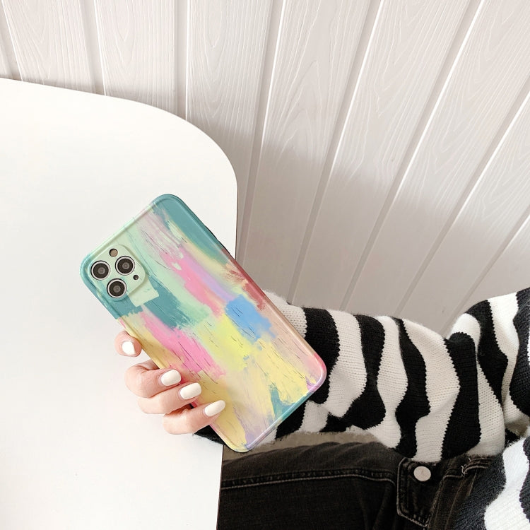 For iPhone 11 Pro IMD Straight Edge TPU Protective Case