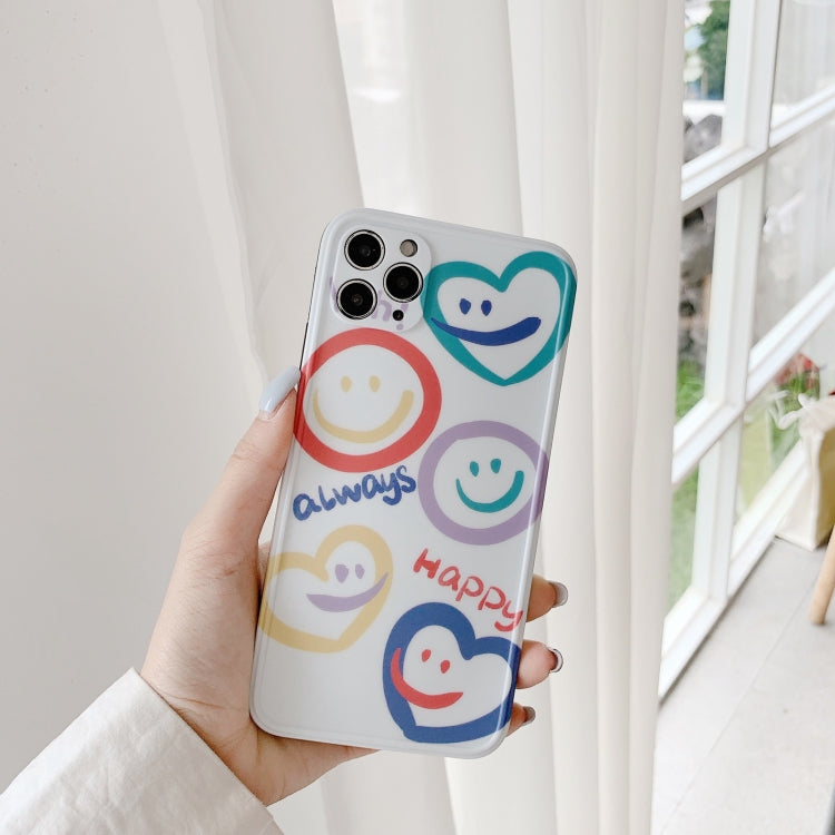 For iPhone 11 Pro Max IMD Straight Edge TPU Protective Case