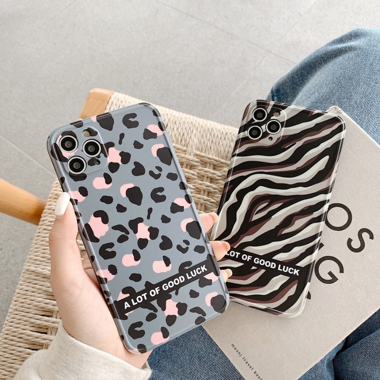 For iPhone 12 IMD Straight Edge TPU Protective Case