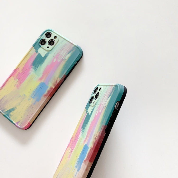 For iPhone 12 Pro IMD Straight Edge TPU Protective Case