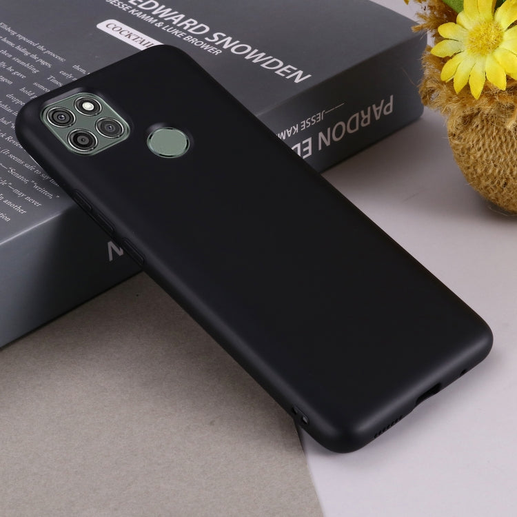 For Motorola Moto G9 Power Pure Color Liquid Silicone Shockproof Full Coverage Case