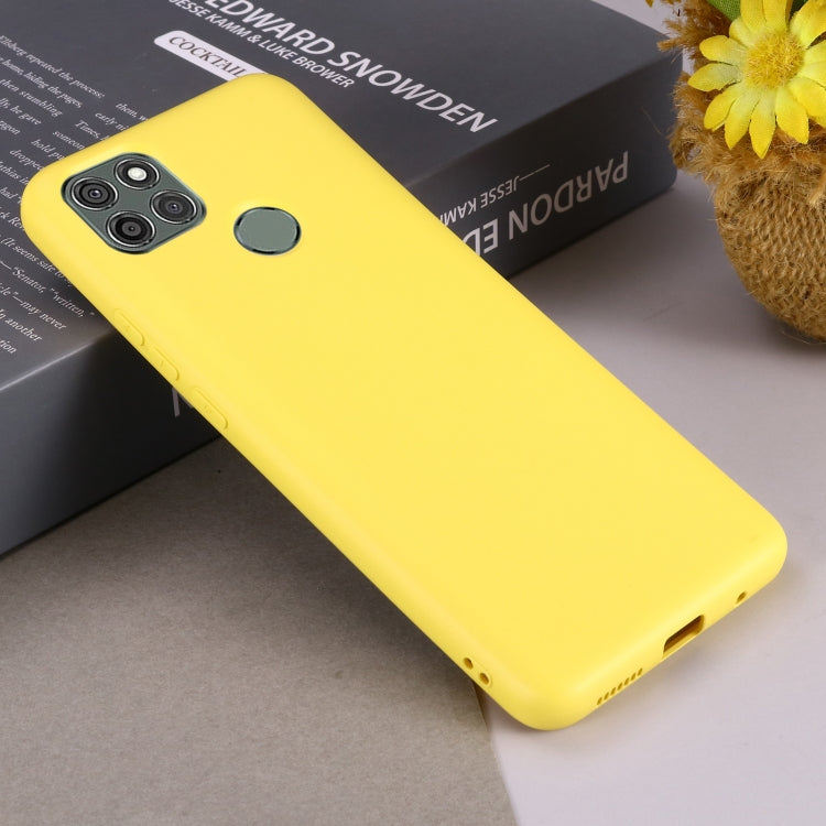 For Motorola Moto G9 Power Pure Color Liquid Silicone Shockproof Full Coverage Case