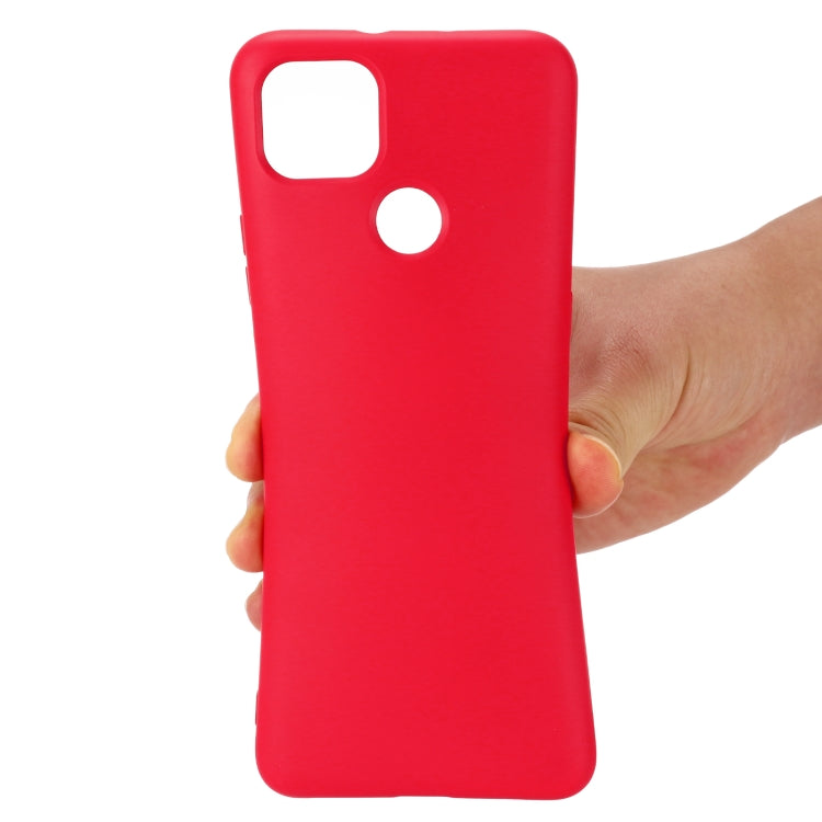 For Motorola Moto G9 Power Pure Color Liquid Silicone Shockproof Full Coverage Case