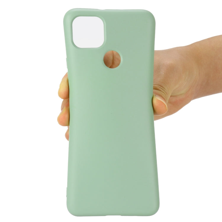 For Motorola Moto G9 Power Pure Color Liquid Silicone Shockproof Full Coverage Case