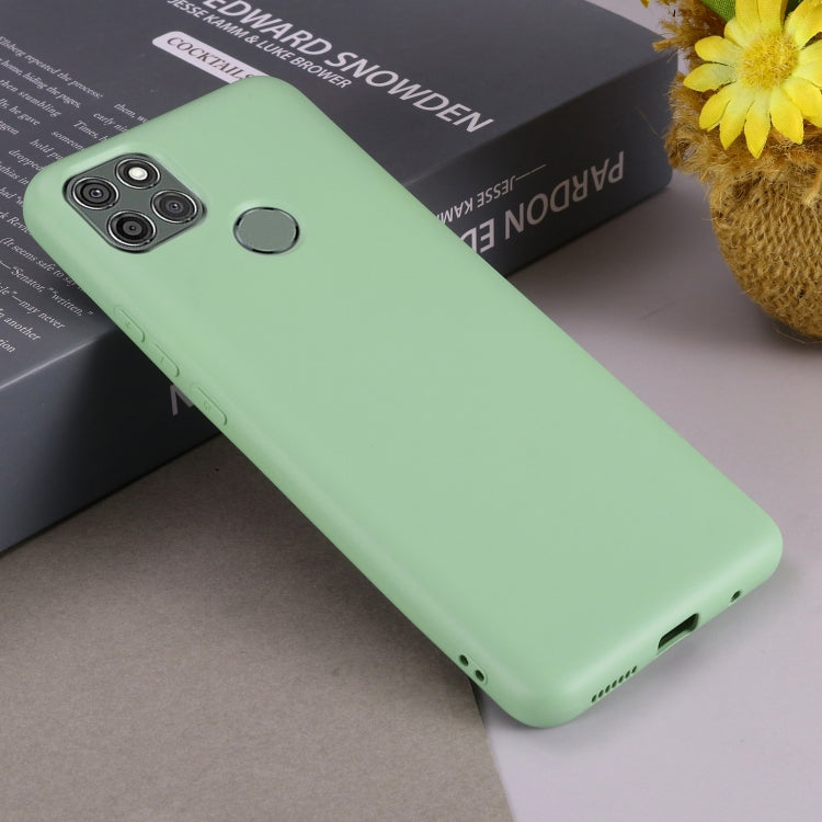 For Motorola Moto G9 Power Pure Color Liquid Silicone Shockproof Full Coverage Case