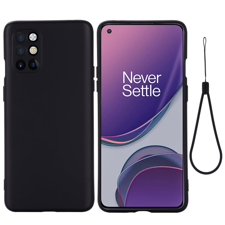 For OnePlus 8T / 8T+ 5G Pure Color Liquid Silicone Shockproof Full Coverage Case