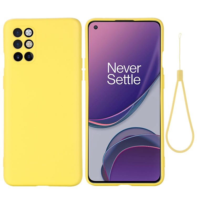 For OnePlus 8T / 8T+ 5G Pure Color Liquid Silicone Shockproof Full Coverage Case