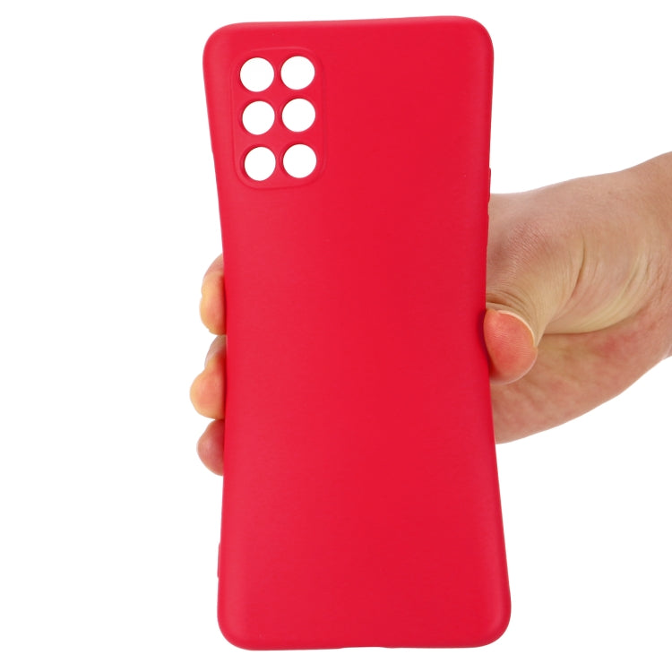 For OnePlus 8T / 8T+ 5G Pure Color Liquid Silicone Shockproof Full Coverage Case
