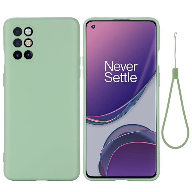 For OnePlus 8T / 8T+ 5G Pure Color Liquid Silicone Shockproof Full Coverage Case