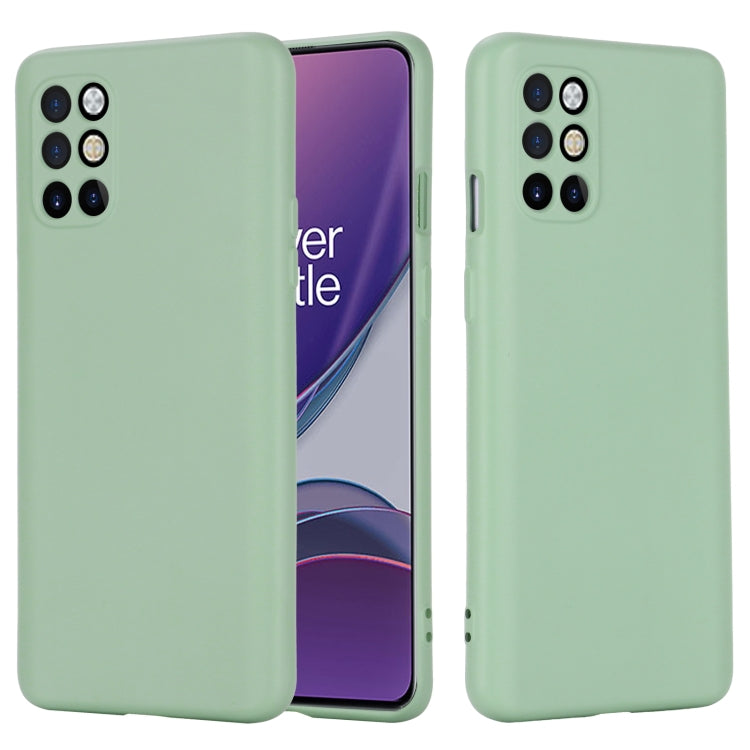 For OnePlus 8T / 8T+ 5G Pure Color Liquid Silicone Shockproof Full Coverage Case