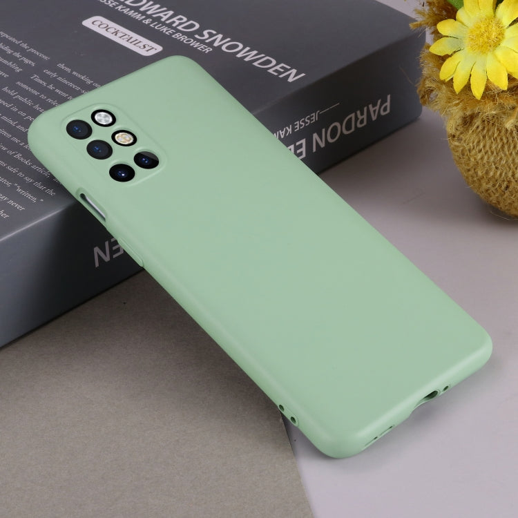 For OnePlus 8T / 8T+ 5G Pure Color Liquid Silicone Shockproof Full Coverage Case