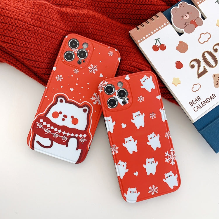 For iPhone 11 Pro IMD Straight Edge Pattern TPU Protective Case