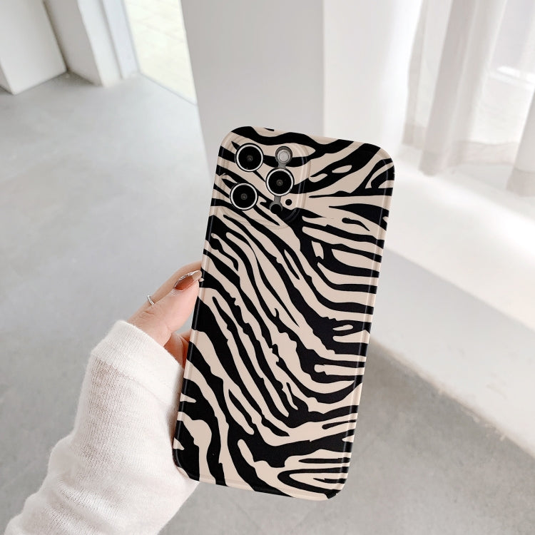 For iPhone 12 mini IMD Straight Edge Pattern TPU Protective Case