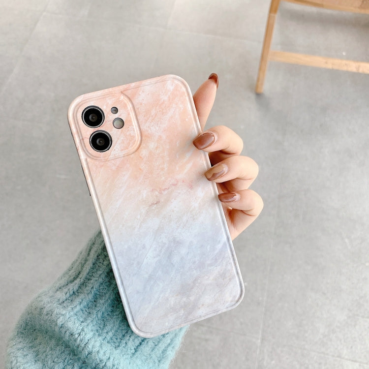 For iPhone 12 IMD Straight Edge Pattern TPU Protective Case
