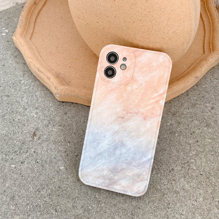 For iPhone 12 Pro IMD Straight Edge Pattern TPU Protective Case