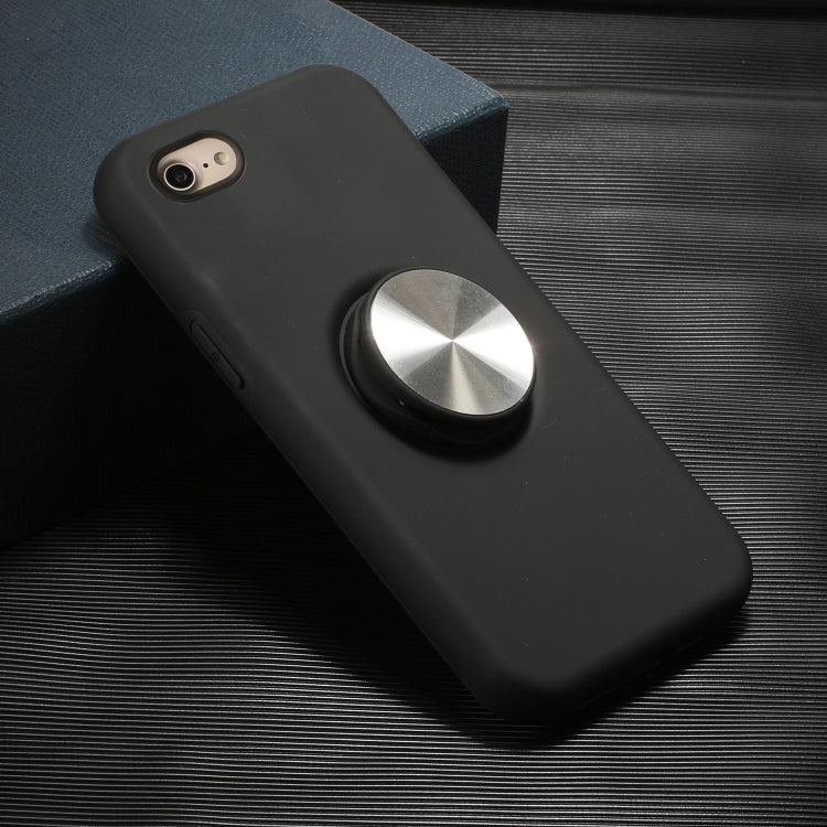 TPU+PC 2 in 1 Shockproof Case with Magnetic Round Car Holder For iPhone 7 Plus / 8 Plus