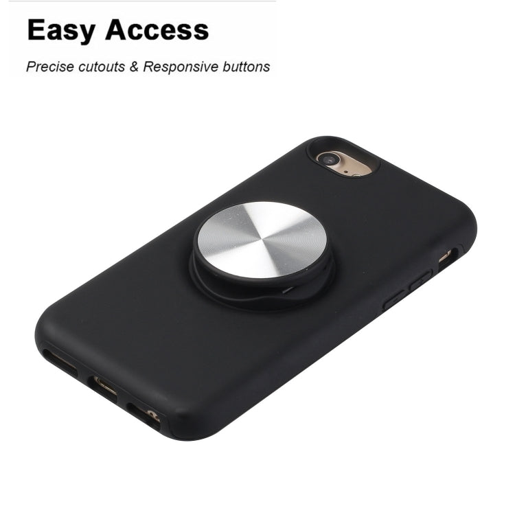 TPU+PC 2 in 1 Shockproof Case with Magnetic Round Car Holder For iPhone 7 Plus / 8 Plus