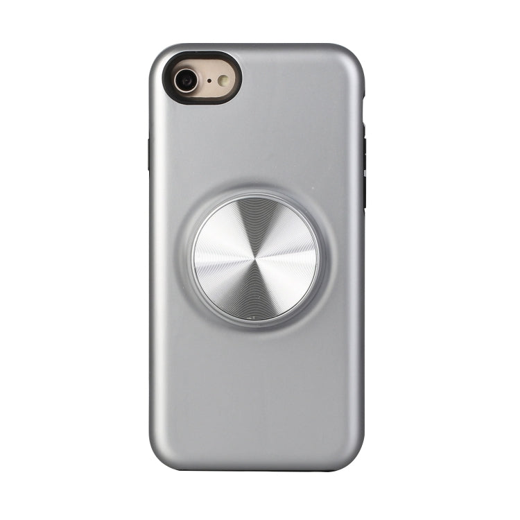 TPU+PC 2 in 1 Shockproof Case with Magnetic Round Car Holder For iPhone 7 Plus / 8 Plus