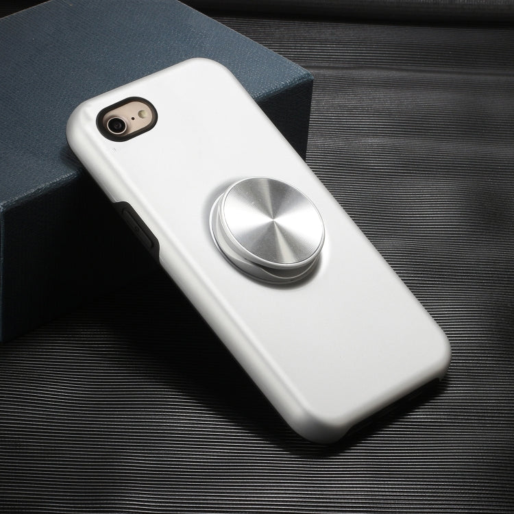 TPU+PC 2 in 1 Shockproof Case with Magnetic Round Car Holder For iPhone 7 Plus / 8 Plus