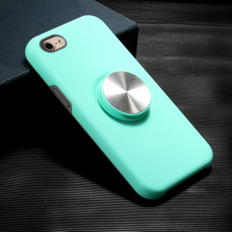 TPU+PC 2 in 1 Shockproof Case with Magnetic Round Car Holder For iPhone 7 Plus / 8 Plus