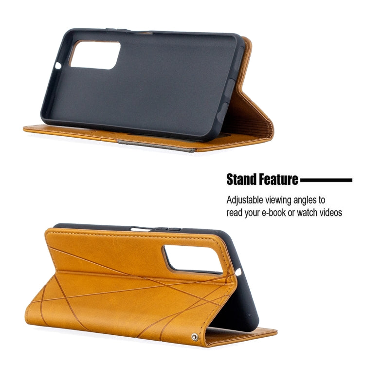 For Huawei P smart 2021 / Y7a Prismatic Invisible Magnetic Horizontal Flip Leather Case with Holder & Card Slots & Photo Frame