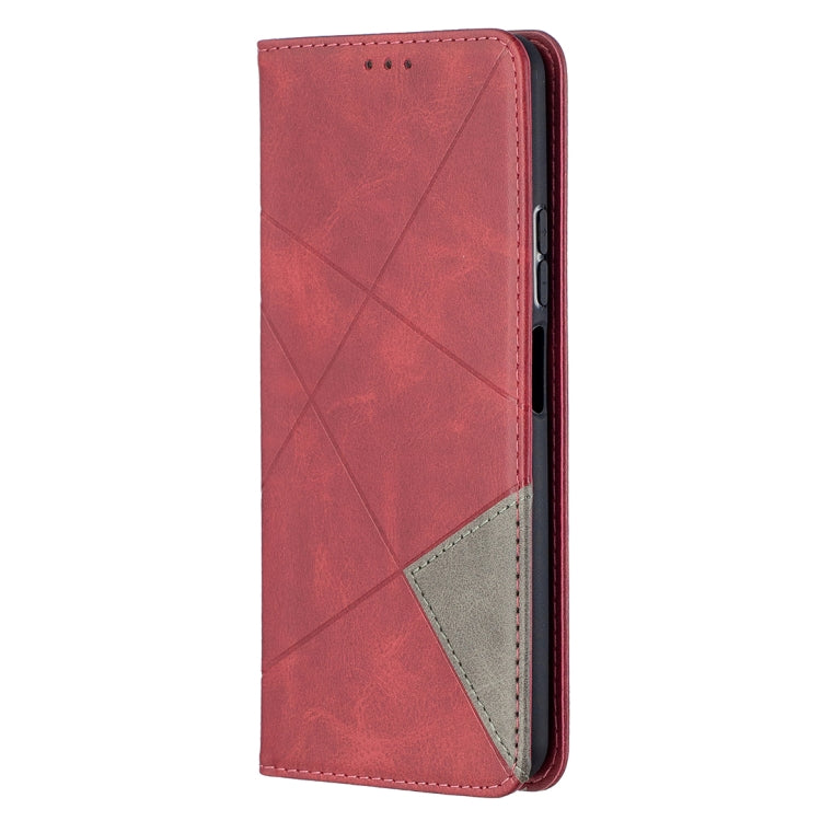 For Huawei P smart 2021 / Y7a Prismatic Invisible Magnetic Horizontal Flip Leather Case with Holder & Card Slots & Photo Frame