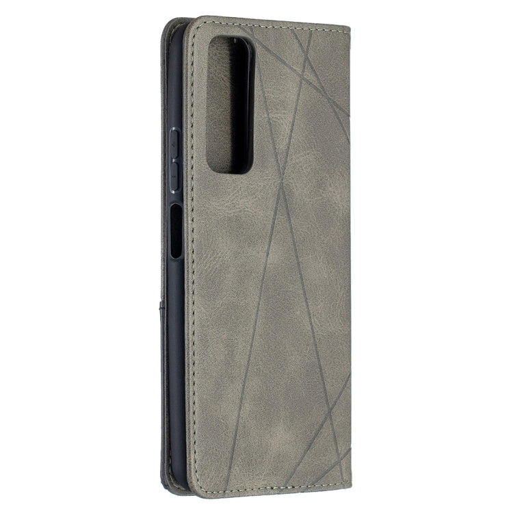 For Huawei P smart 2021 / Y7a Prismatic Invisible Magnetic Horizontal Flip Leather Case with Holder & Card Slots & Photo Frame