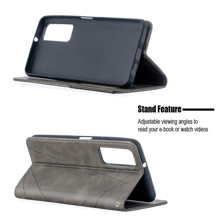 For Huawei P smart 2021 / Y7a Prismatic Invisible Magnetic Horizontal Flip Leather Case with Holder & Card Slots & Photo Frame