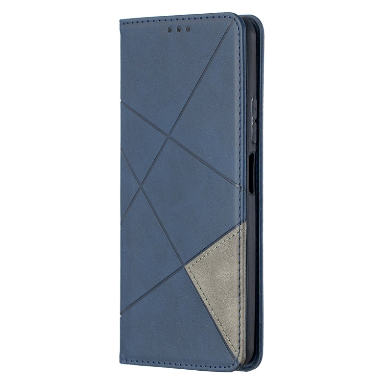 For Huawei P smart 2021 / Y7a Prismatic Invisible Magnetic Horizontal Flip Leather Case with Holder & Card Slots & Photo Frame