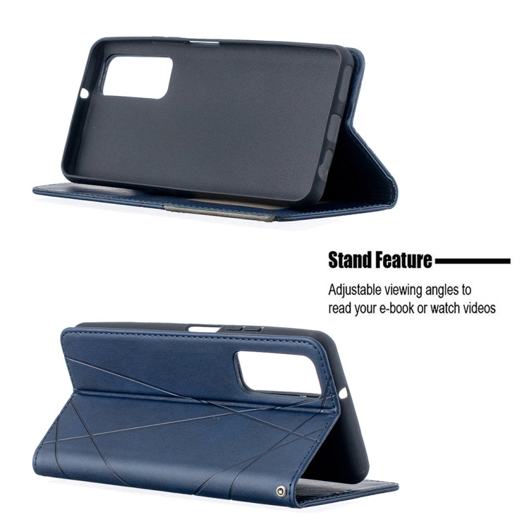 For Huawei P smart 2021 / Y7a Prismatic Invisible Magnetic Horizontal Flip Leather Case with Holder & Card Slots & Photo Frame