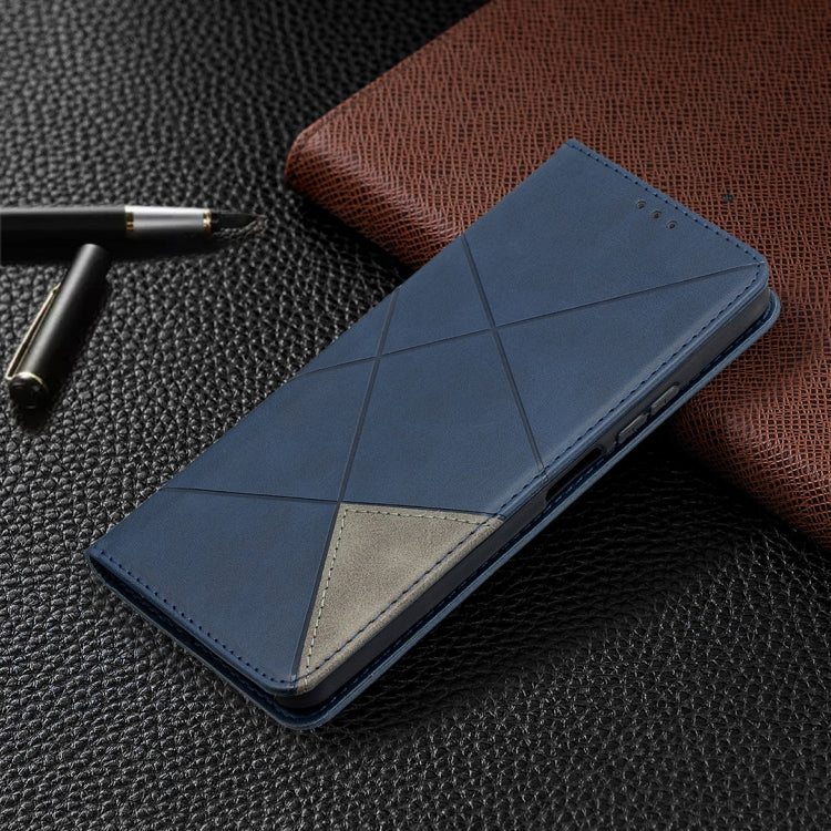 For Huawei P smart 2021 / Y7a Prismatic Invisible Magnetic Horizontal Flip Leather Case with Holder & Card Slots & Photo Frame