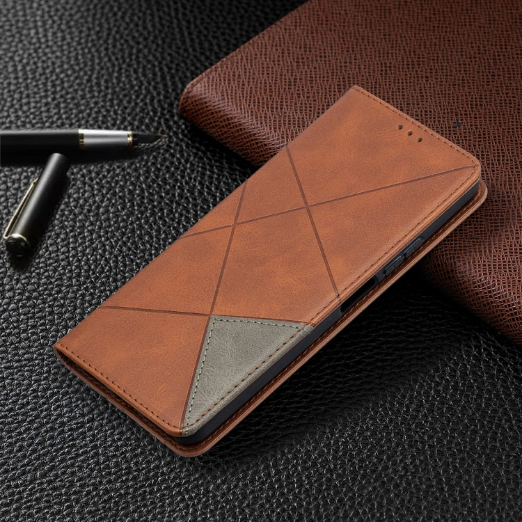 For Huawei P smart 2021 / Y7a Prismatic Invisible Magnetic Horizontal Flip Leather Case with Holder & Card Slots & Photo Frame