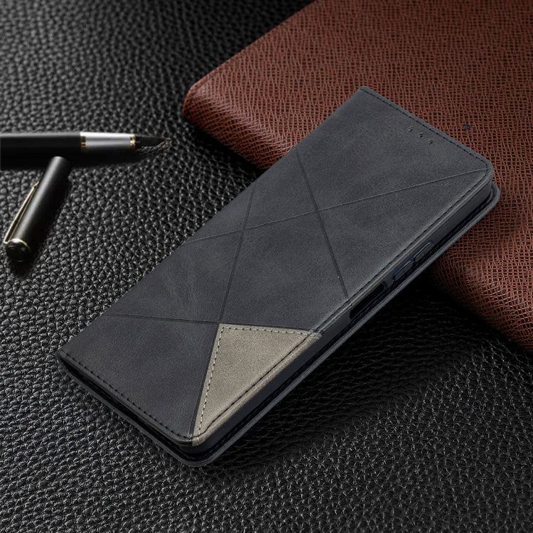 For Huawei P smart 2021 / Y7a Prismatic Invisible Magnetic Horizontal Flip Leather Case with Holder & Card Slots & Photo Frame
