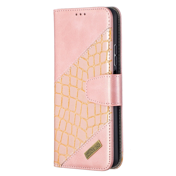For Huawei P smart 2021 / Y7a Matching Color Crocodile Texture Horizontal Flip PU Leather Case with Wallet & Holder & Card Slots