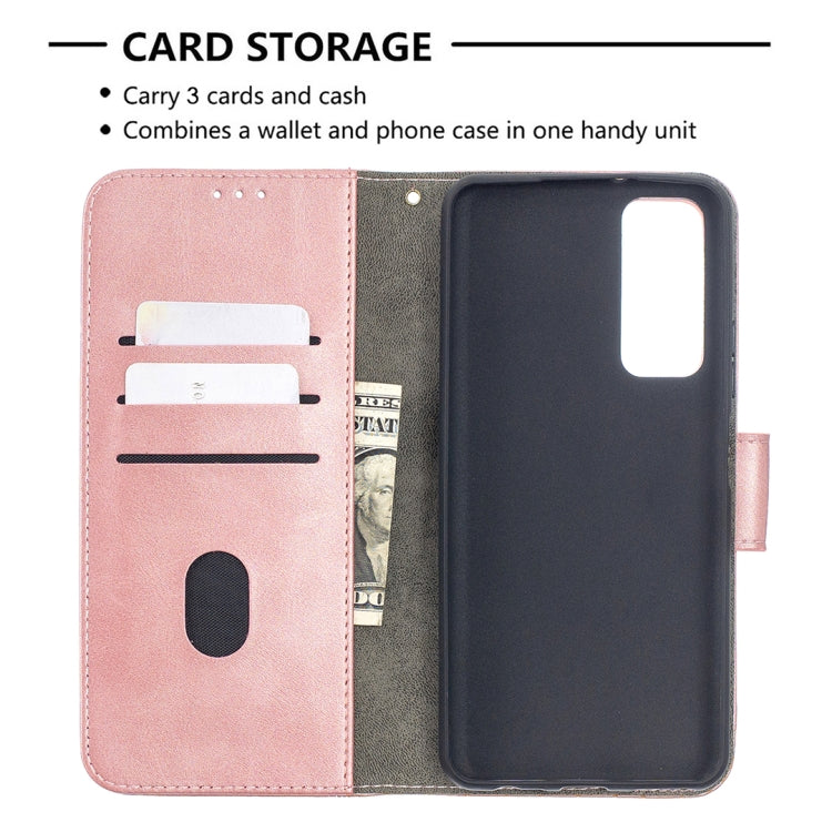 For Huawei P smart 2021 / Y7a Matching Color Crocodile Texture Horizontal Flip PU Leather Case with Wallet & Holder & Card Slots