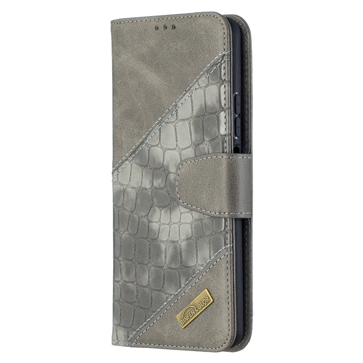 For Huawei P smart 2021 / Y7a Matching Color Crocodile Texture Horizontal Flip PU Leather Case with Wallet & Holder & Card Slots