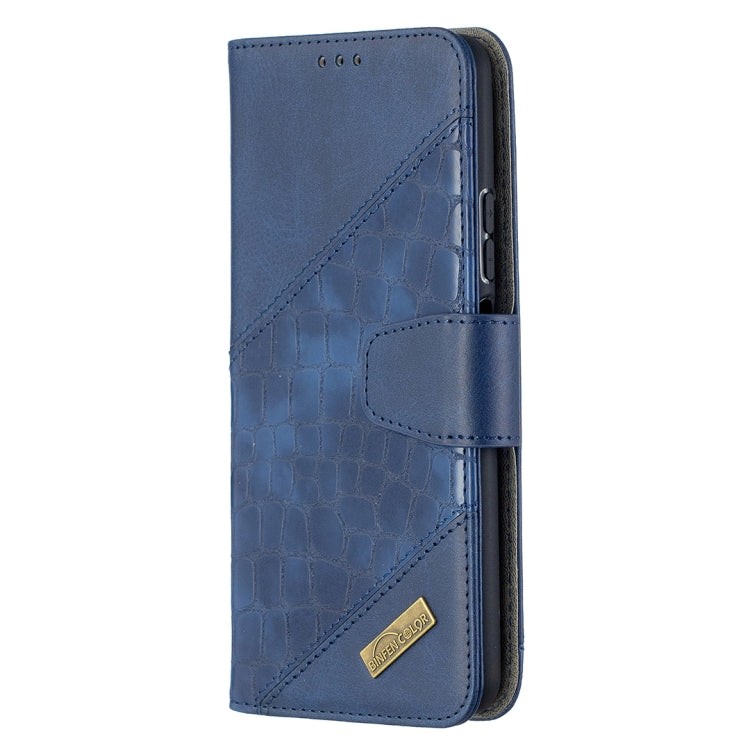 For Huawei P smart 2021 / Y7a Matching Color Crocodile Texture Horizontal Flip PU Leather Case with Wallet & Holder & Card Slots