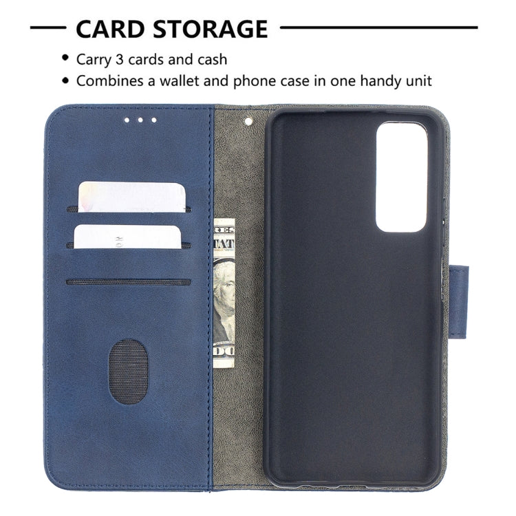 For Huawei P smart 2021 / Y7a Matching Color Crocodile Texture Horizontal Flip PU Leather Case with Wallet & Holder & Card Slots