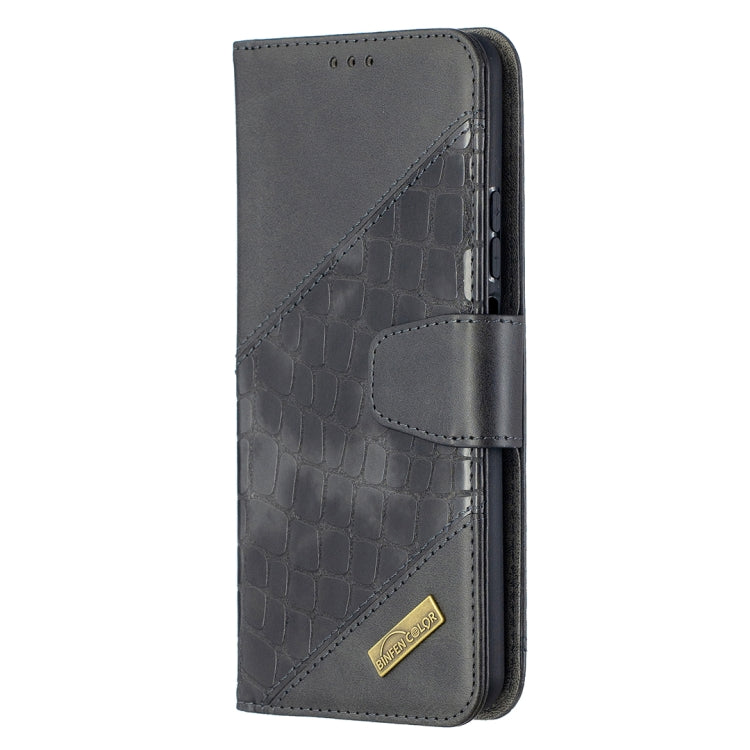 For Huawei P smart 2021 / Y7a Matching Color Crocodile Texture Horizontal Flip PU Leather Case with Wallet & Holder & Card Slots
