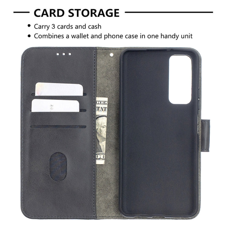 For Huawei P smart 2021 / Y7a Matching Color Crocodile Texture Horizontal Flip PU Leather Case with Wallet & Holder & Card Slots