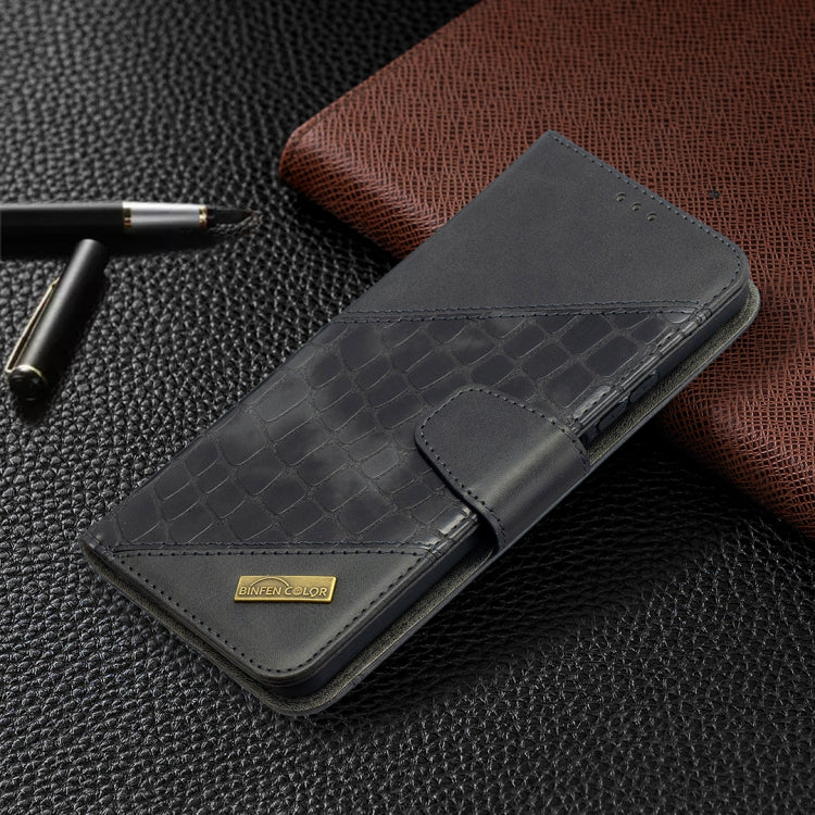 For Huawei P smart 2021 / Y7a Matching Color Crocodile Texture Horizontal Flip PU Leather Case with Wallet & Holder & Card Slots