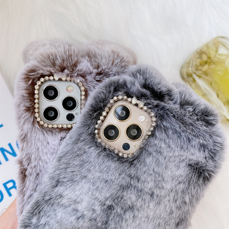 For iPhone 12 Pro Max Plush Rabbit Soft TPU Protective Case