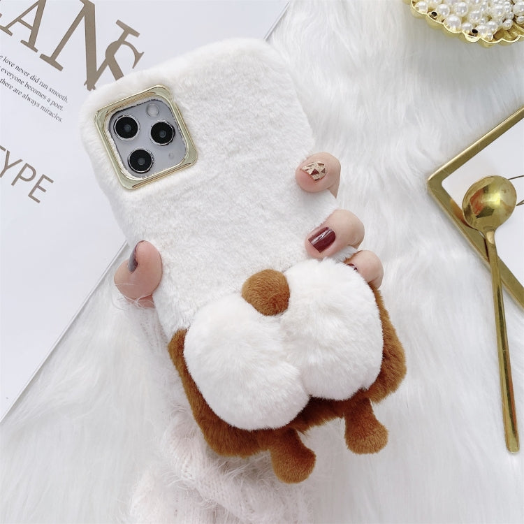 For iPhone 11 Pro Max Corgi Butt Plush TPU Protective Case
