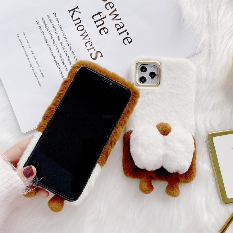 For iPhone 11 Pro Max Corgi Butt Plush TPU Protective Case
