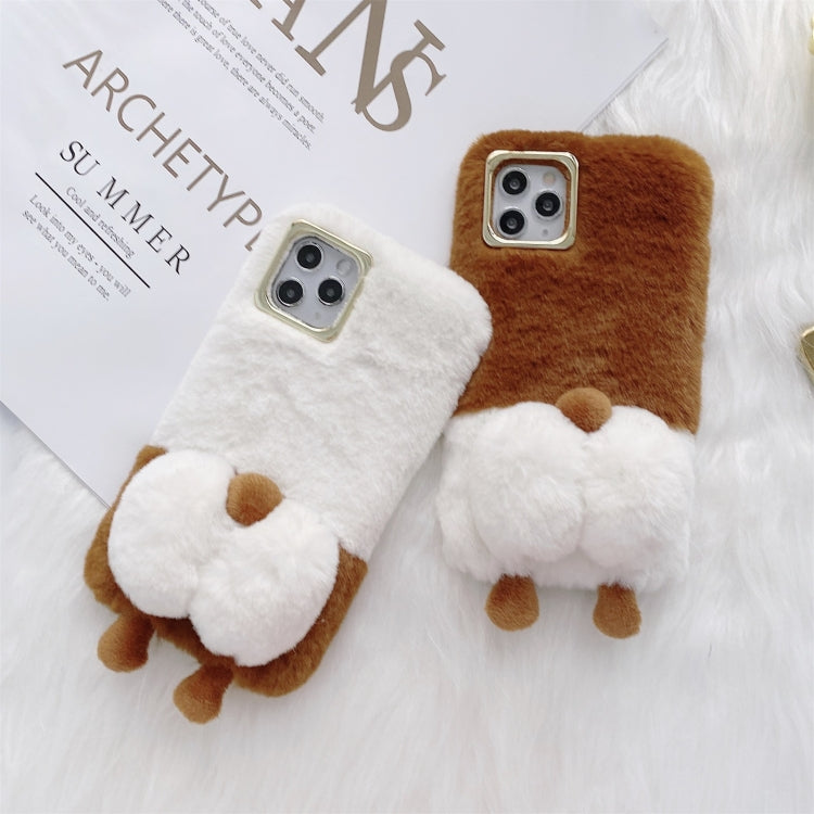For iPhone 12 Pro Max Corgi Butt Plush TPU Protective Case