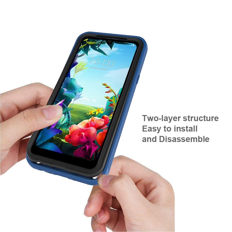 For LG Harmony 4 / K40S Starry Sky Solid Color Series Shockproof PC + TPU Protective Case