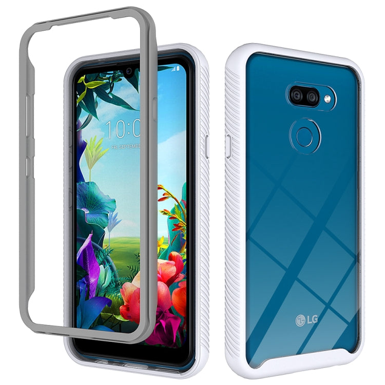For LG Harmony 4 / K40S Starry Sky Solid Color Series Shockproof PC + TPU Protective Case