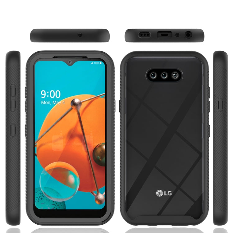 For LG K31 Starry Sky Solid Color Series Shockproof PC + TPU Protective Case