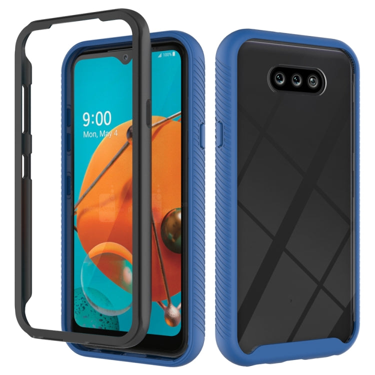For LG K31 Starry Sky Solid Color Series Shockproof PC + TPU Protective Case