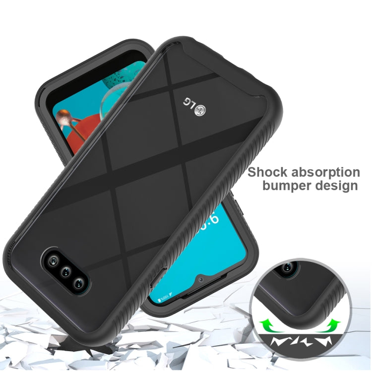 For LG K31 Starry Sky Solid Color Series Shockproof PC + TPU Protective Case